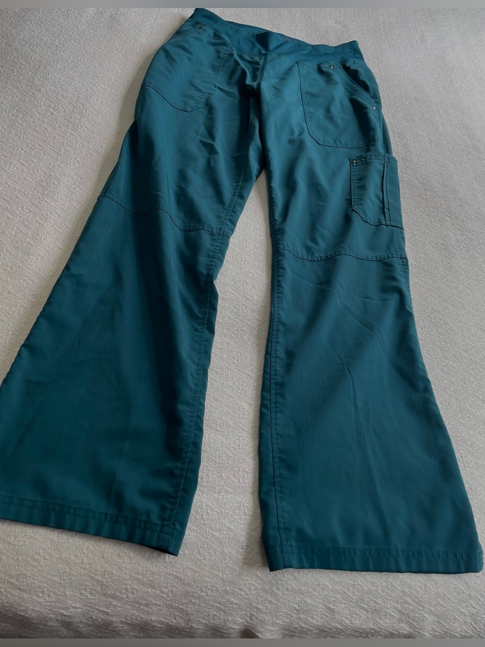 healing hands Purple Label Teal Scrub Pants ~ Size Small ~ Medical Staff